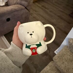 Starbucks Christmas Bear Barista Mug